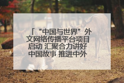 “中国与世界”外文网络传播平台项目启动 汇聚合力讲好中国故事 推进中外文明交流互鉴