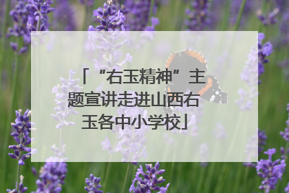 “右玉精神”主题宣讲走进山西右玉各中小学校