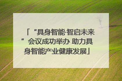 “具身智能·智启未来”会议成功举办 助力具身智能产业健康发展