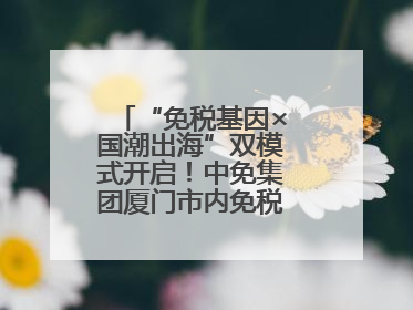 “免税基因×国潮出海”双模式开启！中免集团厦门市内免税店正式开业