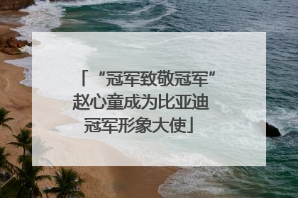 “冠军致敬冠军” 赵心童成为比亚迪冠军形象大使