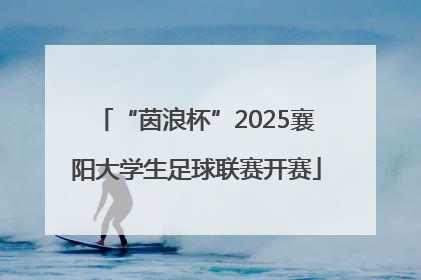 “茵浪杯”2025襄阳大学生足球联赛开赛