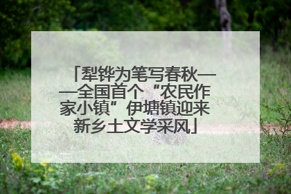 犁铧为笔写春秋——全国首个“农民作家小镇”伊塘镇迎来新乡土文学采风
