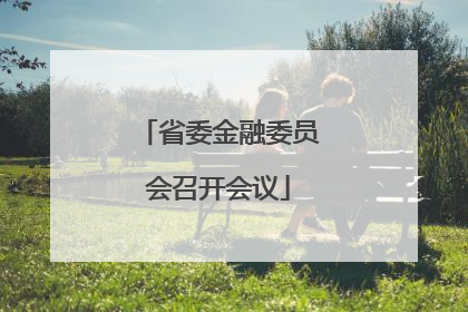 省委金融委员会召开会议