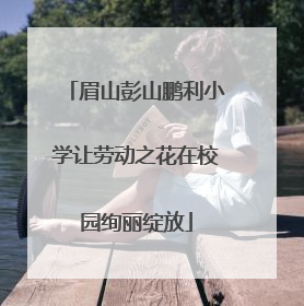 眉山彭山鹏利小学让劳动之花在校园绚丽绽放