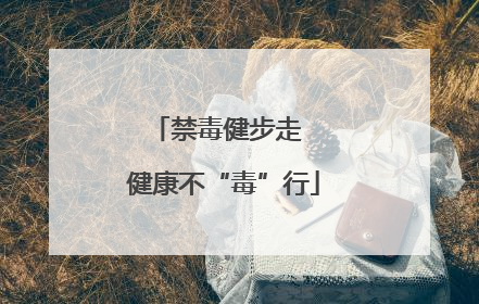 禁毒健步走  健康不“毒”行