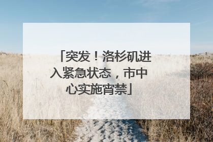 突发！洛杉矶进入紧急状态，市中心实施宵禁