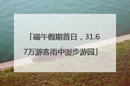 端午假期首日，31.67万游客雨中漫步游园