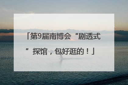 第9届南博会“剧透式”探馆，包好逛的！