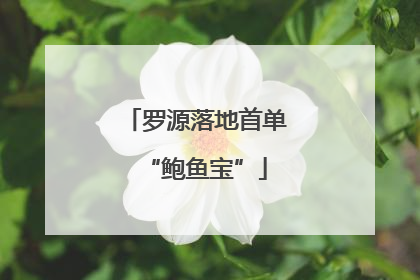 罗源落地首单“鲍鱼宝”
