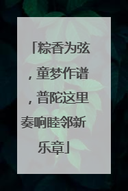 粽香为弦，童梦作谱，普陀这里奏响睦邻新乐章