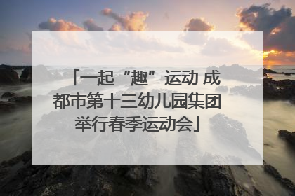 一起“趣”运动 成都市第十三幼儿园集团举行春季运动会