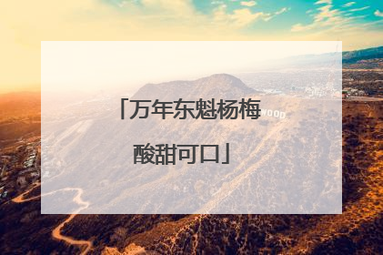 万年东魁杨梅 酸甜可口