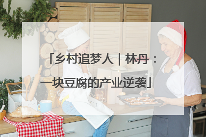 乡村追梦人｜林丹：一块豆腐的产业逆袭