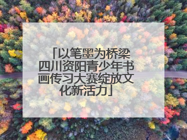 以笔墨为桥梁 四川资阳青少年书画传习大赛绽放文化新活力