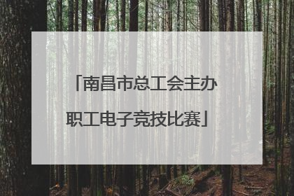 南昌市总工会主办职工电子竞技比赛