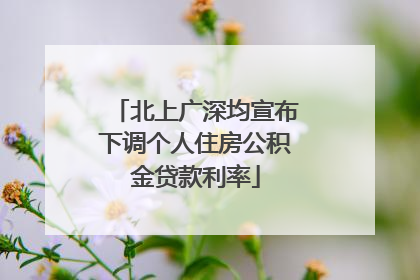 北上广深均宣布下调个人住房公积金贷款利率