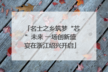 名士之乡筑梦“芯”未来 一场创新盛宴在浙江绍兴开启