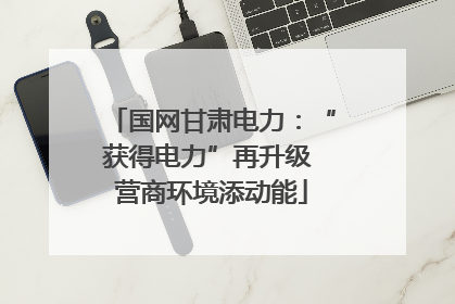 国网甘肃电力：“获得电力”再升级 营商环境添动能