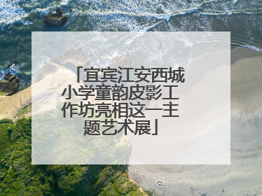 宜宾江安西城小学童韵皮影工作坊亮相这一主题艺术展