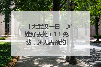 大武汉一日︱遛娃好去处＋1！免费，还无需预约