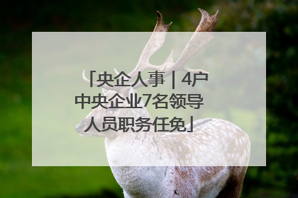 央企人事｜4户中央企业7名领导人员职务任免