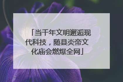 当千年文明邂逅现代科技，随县炎帝文化庙会燃爆全网