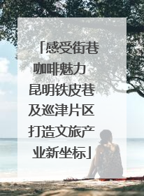 感受街巷咖啡魅力 昆明铁皮巷及巡津片区打造文旅产业新坐标