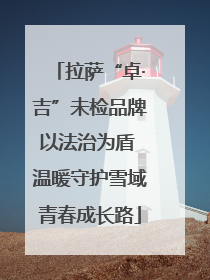 拉萨“卓·吉”未检品牌以法治为盾 温暖守护雪域青春成长路