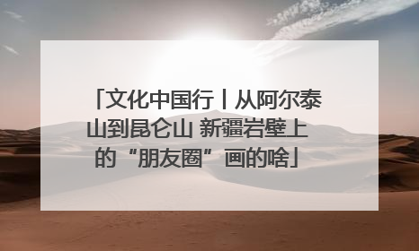 文化中国行丨从阿尔泰山到昆仑山 新疆岩壁上的“朋友圈”画的啥