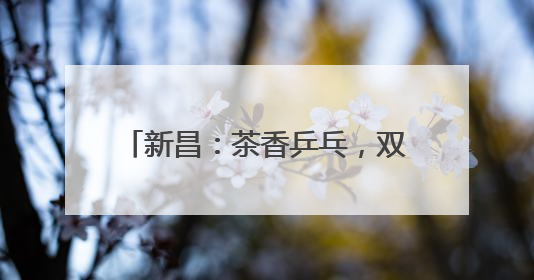 新昌：茶香乒乓，双赛联动赋能乡村振兴