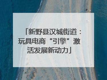 新野县汉城街道：玩具电商“引擎”激活发展新动力