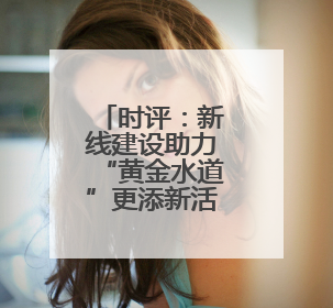 时评：新线建设助力“黄金水道”更添新活力