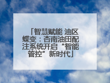 智慧赋能 油区蝶变：杏南油田配注系统开启“智能管控”新时代