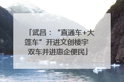 武昌：“直通车+大篷车”开进文创楼宇 双车并进惠企便民
