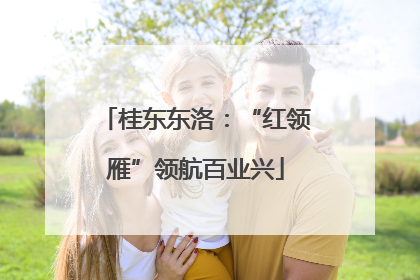 桂东东洛：“红领雁”领航百业兴