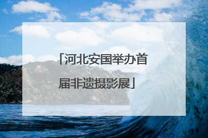 河北安国举办首届非遗摄影展
