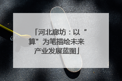 河北廊坊：以“算”为笔描绘未来产业发展蓝图