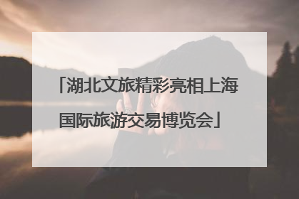湖北文旅精彩亮相上海国际旅游交易博览会