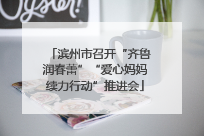 滨州市召开“齐鲁润春蕾”“爱心妈妈续力行动”推进会