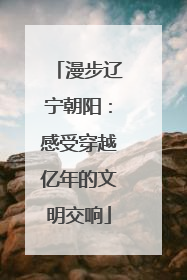 漫步辽宁朝阳：感受穿越亿年的文明交响