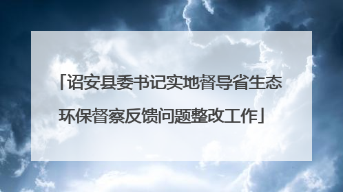 诏安县委书记实地督导省生态环保督察反馈问题整改工作