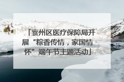 襄州区医疗保障局开展“粽香传情，家国情怀”端午节主题活动