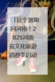 这个暑期回河南！2025河南省文化旅游消费季启动