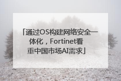 通过OS构建网络安全一体化，Fortinet看重中国市场AI需求