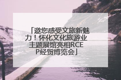 邀您感受文旅新魅力！怀化文化旅游业主题展馆亮相RCEP经贸博览会