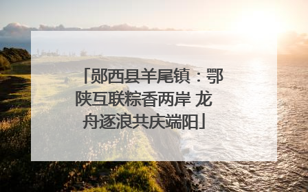 郧西县羊尾镇：鄂陕互联粽香两岸 龙舟逐浪共庆端阳