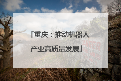 重庆：推动机器人产业高质量发展