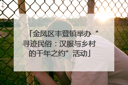 金凤区丰登镇举办“寻迹民俗：汉服与乡村的千年之约”活动