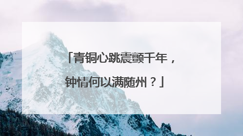 青铜心跳震颤千年，钟情何以满随州？